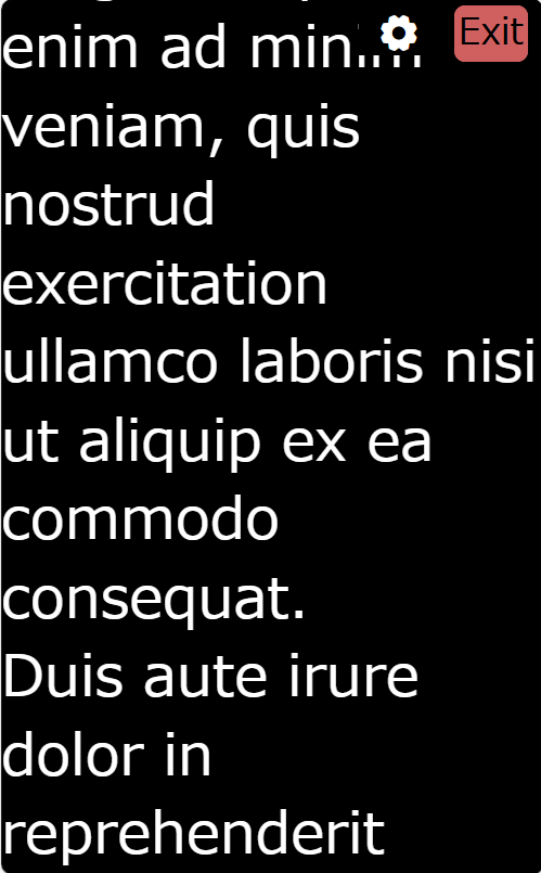 screenshot of viewers' window